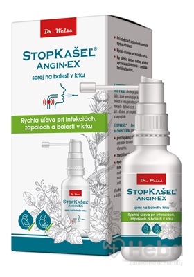 StopKašeľ ANGIN-EX sprej na bolesť v krku