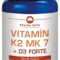 Pharma Activ Vitamín K2 MK 7 + D3 FORTE