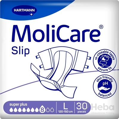 MoliCare Slip Super Plus 8 kvapiek L