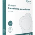 Kliniderm foam silicone sacrum border
