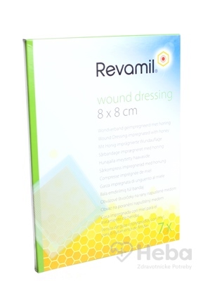 Revamil wound dressing 8x8 cm