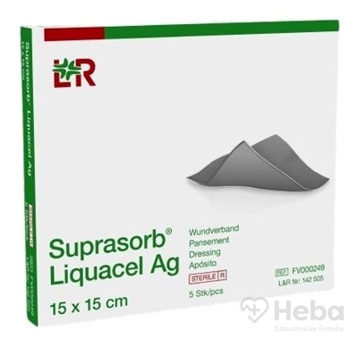 Suprasorb Liquacel Ag Krytie na rany