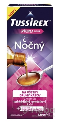 TUSSIREX Nočný sirup