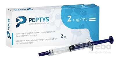 PEPTYS 2 roztok peptidov PEP-22 z kolagénu 2 mg/ml