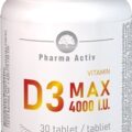 Pharma Activ Vitamin D3 MAX 4000 I.U.