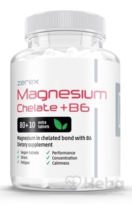 Zerex Magnézium v chelátovej forme + B6