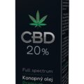 CBD 20 % Konopný olej Premium SALUTEM