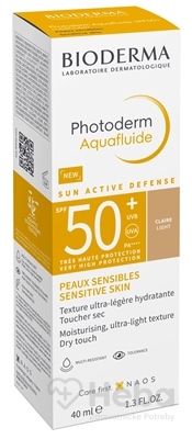 BIODERMA Photoderm Aquafluid svetlý SPF 50+ V3