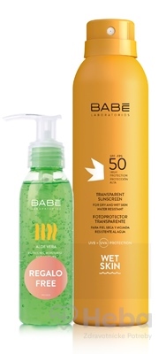 BABÉ SLNKO Opaľovací sprej + Aloe vera gél