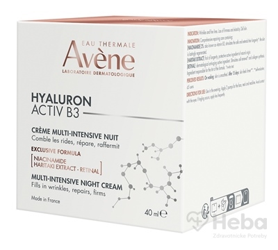 AVENE HYALURON ACTIV B3 Krém multiintenzívny