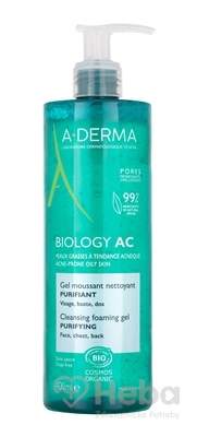 A-DERMA BIOLOGY AC Čistiaci penivý gél