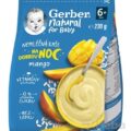 Gerber Natural Nemliečna KAŠA Dobrú noc Mango