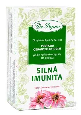 Dr. Popov Bylinný čaj SILNÁ IMUNITA