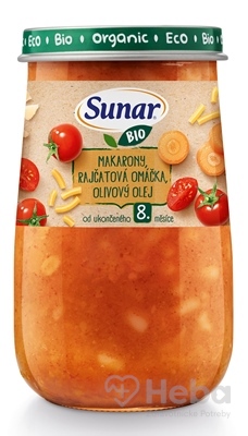 Sunar BIO príkrm MAKARÓNY PARADAJKOVÁ OMÁČKA