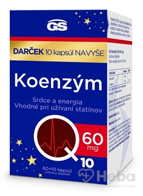GS Koenzým Q10 60 mg darček 2023
