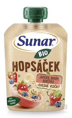 Sunar BIO HOPSÁČEK Jahoda, banán, čučoriedka
