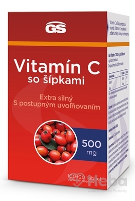 GS Vitamín C 500 mg so šípkami