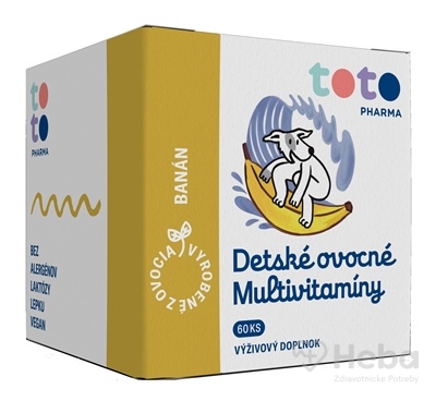 TOTO Detské ovocné Multivitamíny