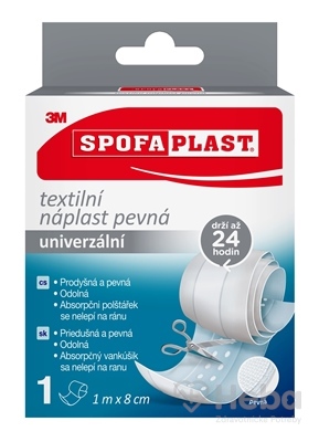 3M SPOFAPLAST č.264 Textilná náplasť pevná