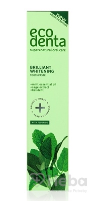 EcoDenta BRILLIANT WHITENING mint