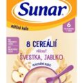 Sunar mliečna KAŠA 8 CEREÁLIÍ