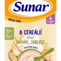Sunar mliečna KAŠA 8 CEREÁLIÍ