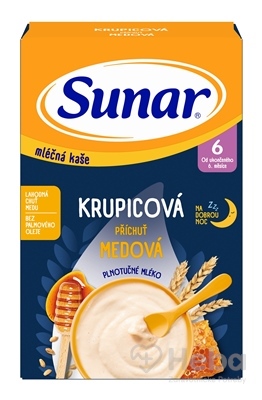 Sunar mliečna KAŠA KRUPICOVÁ Na dobrú noc