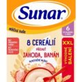 Sunar mliečna KAŠA 8 CEREÁLIÍ