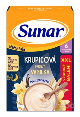 Sunar mliečna KAŠA KRUPICOVÁ Na dobrú noc