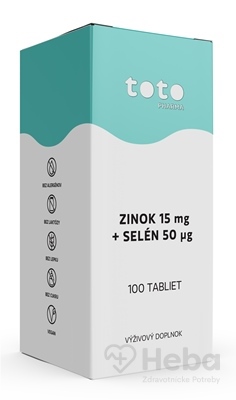 TOTO ZINOK 15 mg + SELÉN 50 µg