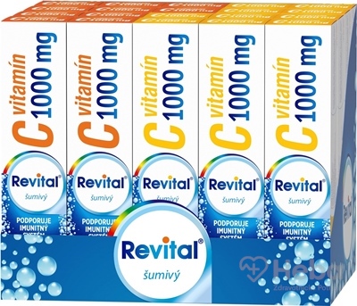 Revital vitamín C 1000 mg šumivý MIX BOX