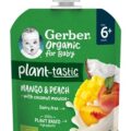 Gerber Organic Kapsička Mango, broskyňa, kokos