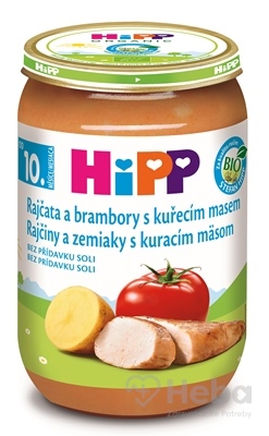 HiPP BIO Rajčiny a zemiaky s kuracím mäsom
