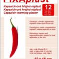 FIXAplast Kapsaicínová hrejivá náplasť WARM