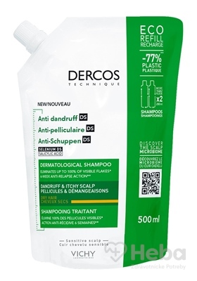 VICHY DERCOS ANTI-DANDRUFF DS DRY REFILL