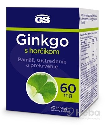 GS Ginkgo 60 mg s horčíkom