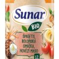 Sunar BIO príkrm ŠPAGETY, OMÁČKA, HOVÄDZIE MÄSO