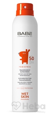 BABÉ SLNKO Opaľovací sprej pre deti SPF 50