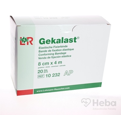 GEKALAST HYDROF. ELAST. FIXAČNÝ OBVAZ 8cmx4m