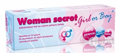 Woman secret test na určenie pohlavia dieťaťa