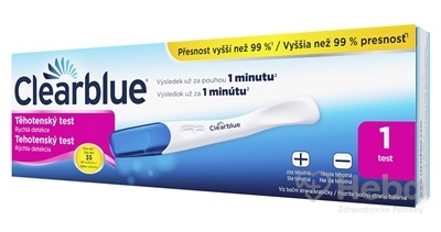 Tehotenský test Clearblue Rýchla detekcia