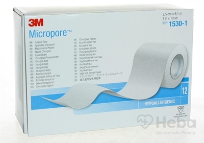 3M MICROPORE náplasť, cievka