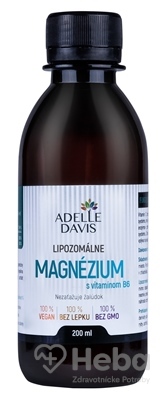 Adelle Davis Lipozomálne MAGNÉZIUM s vitamínom B6