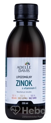 Adelle Davis Lipozomálny ZINOK s vitamínom C