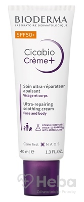 BIODERMA Cicabio Krém+ SPF 50+