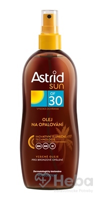 ASTRID SUN Olej na opaľovanie OF 30
