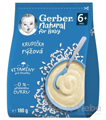 Gerber Natural Ryžová KRUPIČKA
