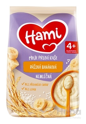 Hami nemliečna kaša ryžová banánová