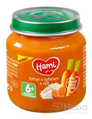 Hami príkrm Mrkva s kuraťom a ryžou