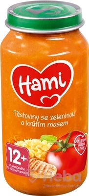 Hami príkrm Cestoviny so zeleninou a morkou